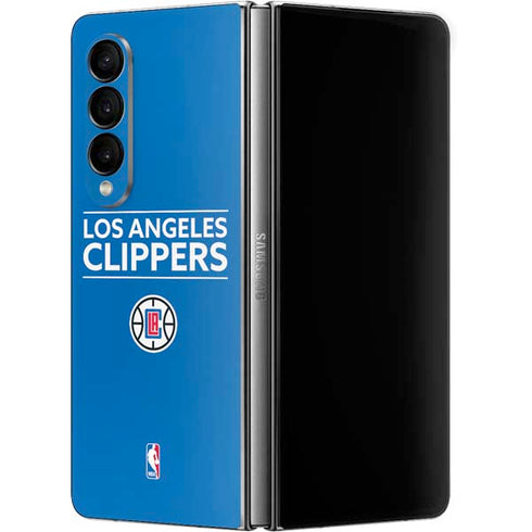 NBA Los Angeles Clippers Standard Blue Galaxy Z Fold4 5G Skin